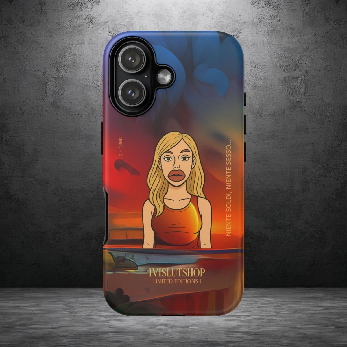 Custodia per iPhone (17) Niente soldi, niente sesso — Ivislutshop Edizione Limitata I