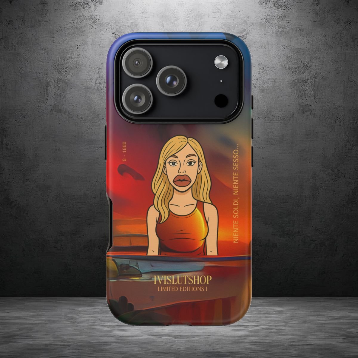 Custodia per iPhone (17) Niente soldi, niente sesso — Ivislutshop Edizione Limitata I